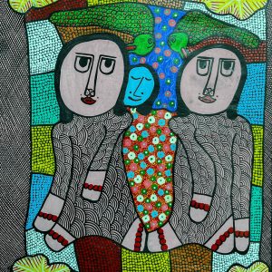 Orphelin de Grospère Louis est une œuvre poignante qui exprime la solitude et la vulnérabilité d’un enfant sans famille. À travers des tons doux et un regard mélancolique, l’artiste évoque la résilience face à l’adversité, capturant l’émotion brute d’un destin marqué par l’absence et l’espoir.