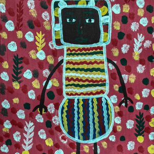En 2001, Louisiane Saint Fleurant continue d’exprimer à travers son art la richesse de la culture haïtienne. Son style naïf, marqué par des couleurs vives et des compositions harmonieuses, met en avant des figures féminines, des scènes du quotidien et des éléments spirituels. Chaque œuvre reflète une profonde sensibilité et un attachement aux traditions, faisant de son travail une célébration poétique et symbolique d’Haïti.