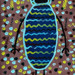 En 2003, Louisiane Saint Fleurant poursuit son exploration artistique avec des œuvres vibrantes et empreintes de spiritualité. Fidèle à son style naïf, elle utilise des couleurs riches et des formes stylisées pour représenter des scènes de la vie quotidienne, des figures féminines et des éléments mystiques. Son art célèbre la culture haïtienne avec une touche poétique et une profonde sensibilité.