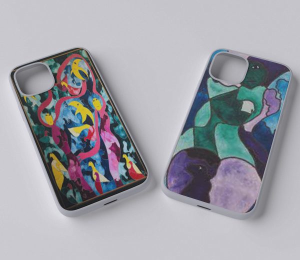 Protective Phone Case with Art