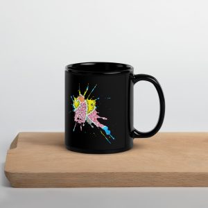 Black Glossy Mug Collection Levoy Exil