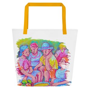 All-Over Print Large Tote Bag Mendes