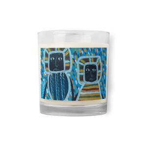 Glass jar soy wax candle Louisiane