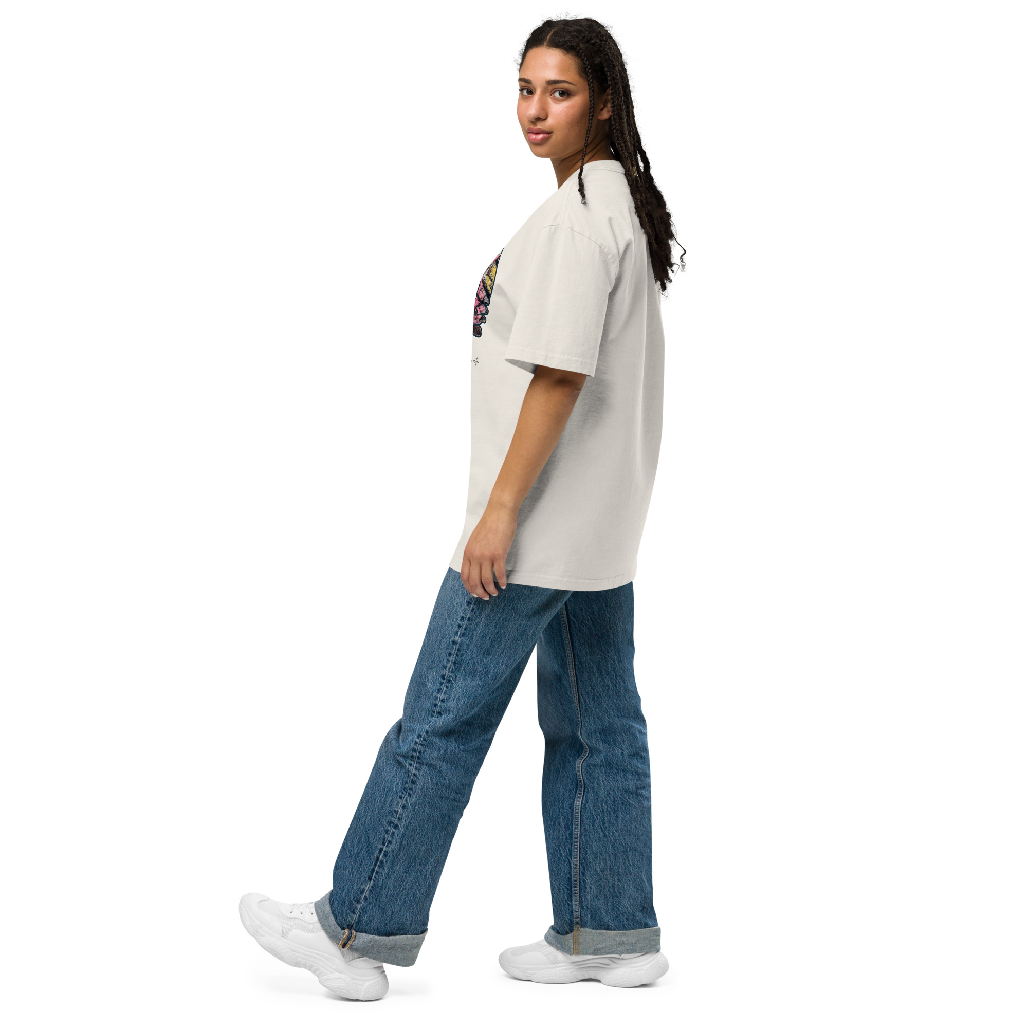 10 EXCEPTIONAL Tiga Oversized Graphic Tee | Unisex Streetwear | Organic Cotton - Image 2