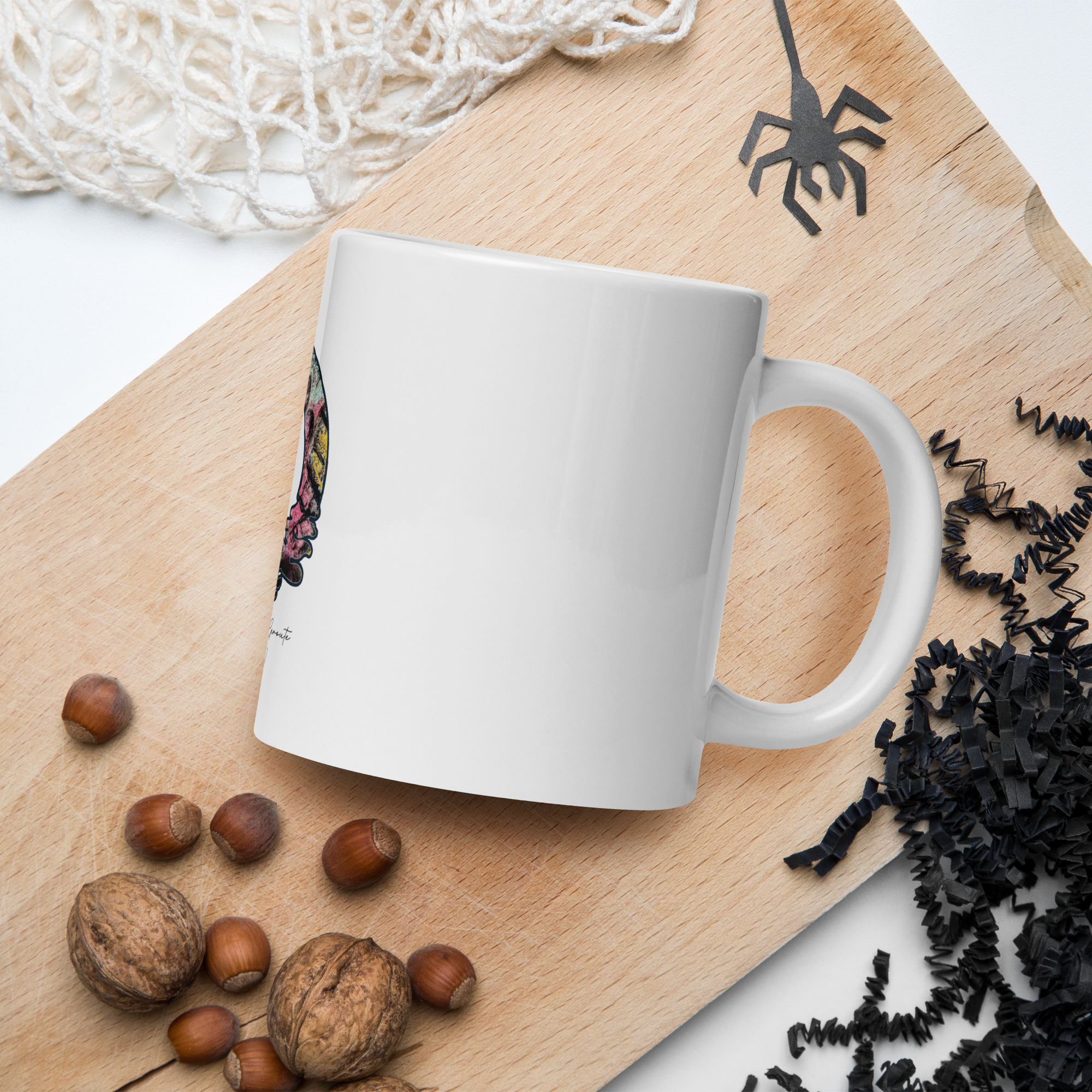 White glossy mug Tiga