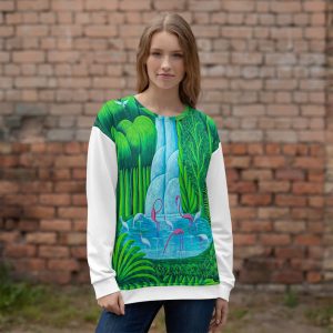 83 Unisex Sweatshirt HR BRESIL: Magnificent Luxury Nature Art Pullover