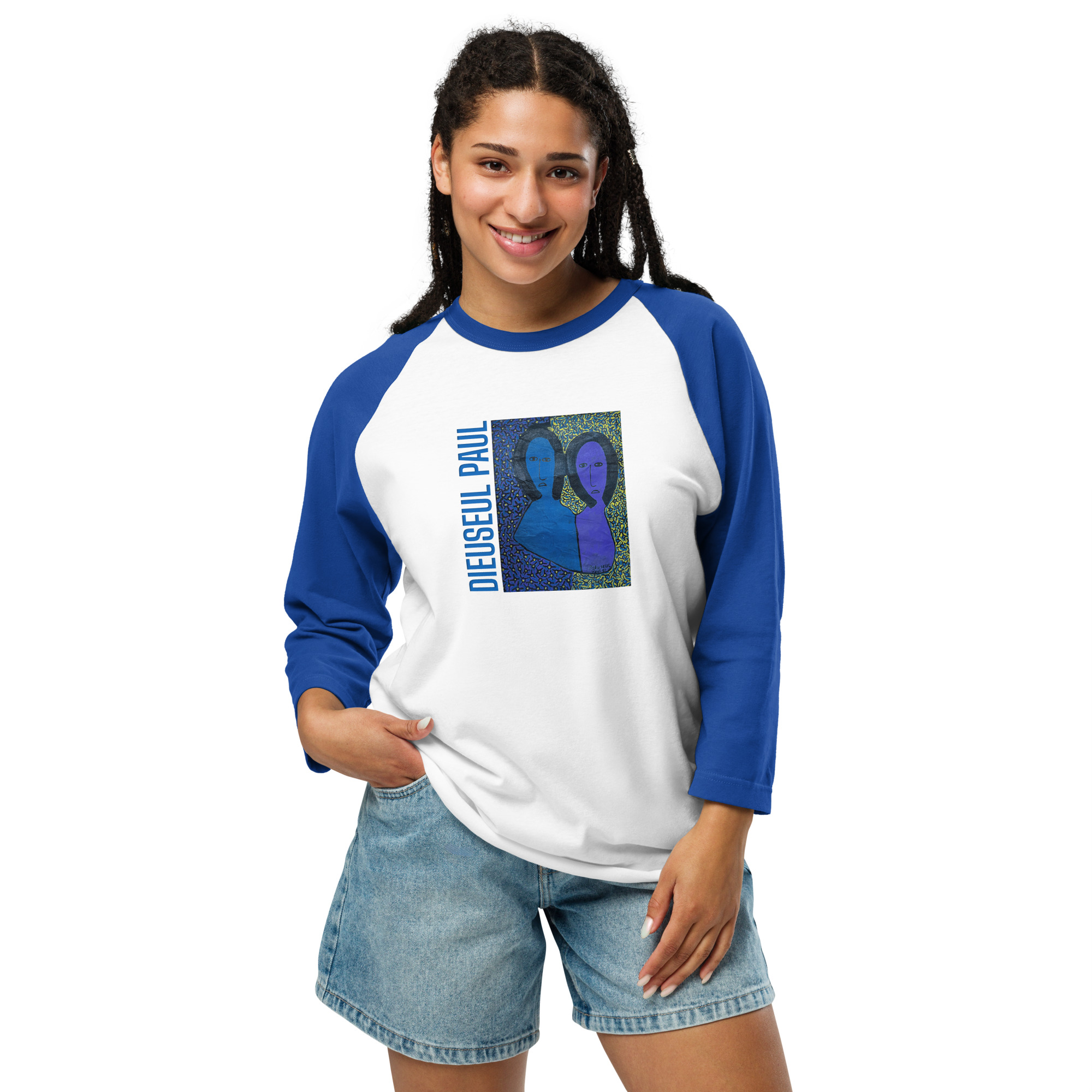 91 Stunning 3/4 Sleeve Raglan Shirt: Iconic Style by DIEUSEUL PAUL