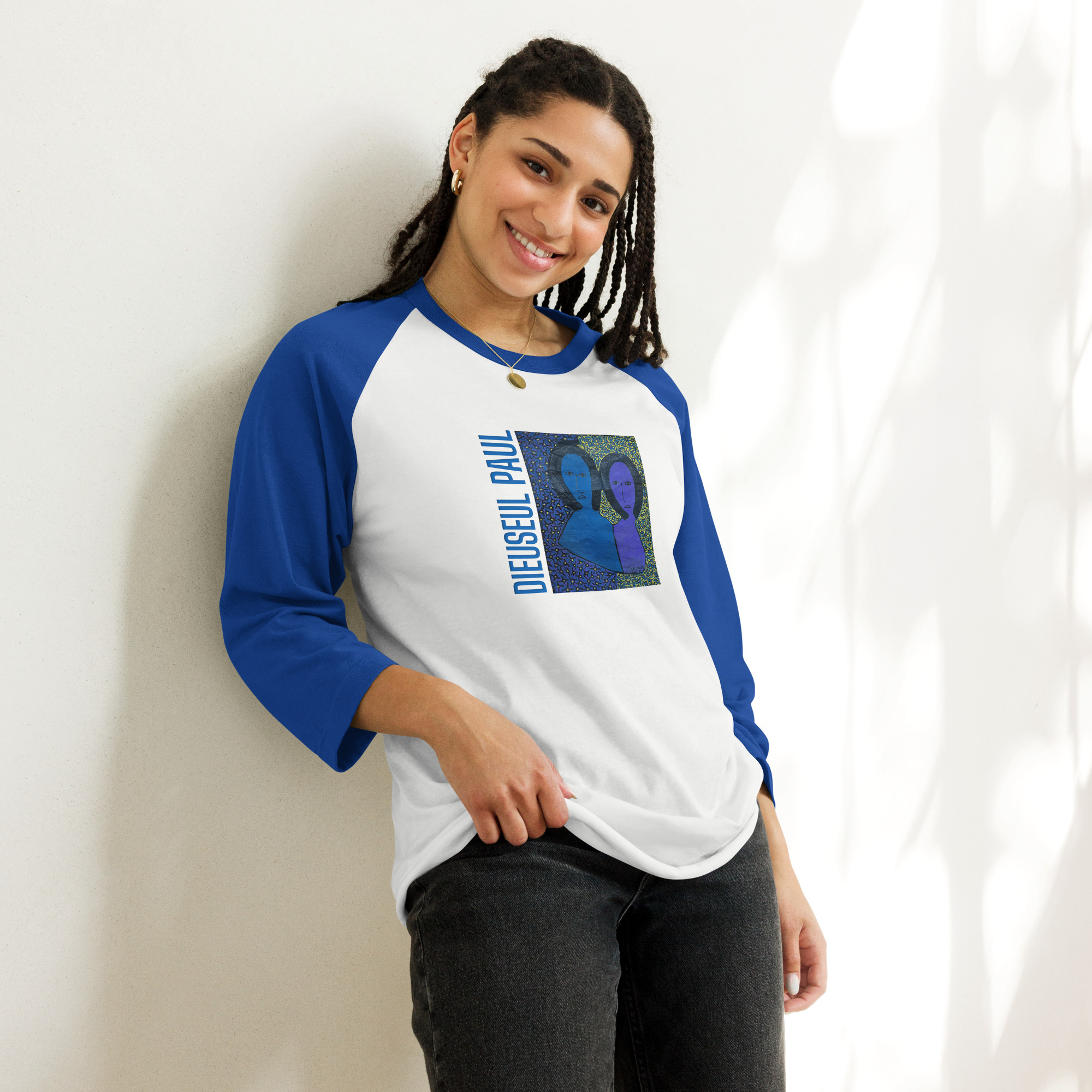 91 Stunning 3/4 Sleeve Raglan Shirt: Iconic Style by DIEUSEUL PAUL - Image 3