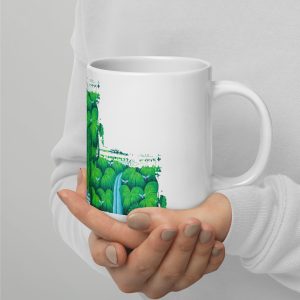 85 Magnificent White glossy mug HR BRESIL